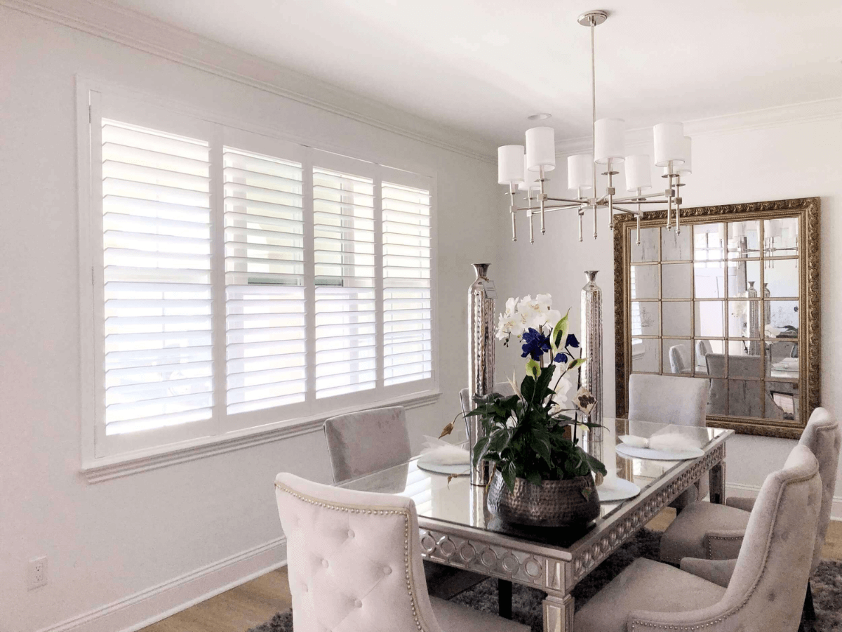 REDI Shutters in Dining Room